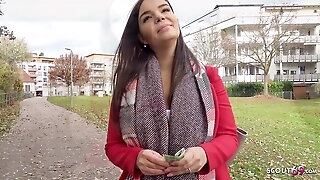 german scout big natural hanging tits teen sofie talk beside fuck at street casting