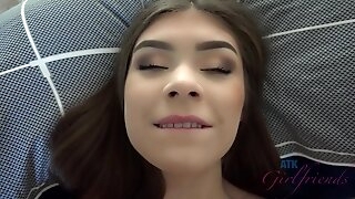 Second-rate POV having it away with an increment of orgasms with a super hot teen (Winter Jade)
