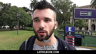 LatinLeche - Muscular Stud Sucks An Uncut Cock Be expeditious for A Chunky Wad Of Cash