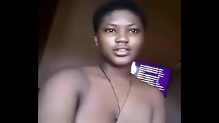 18 year old thick inky from Ghana with beamy boobs