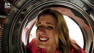 Having it away My Stuck Step Mom in the Botheration after a long time she is Stuck in the Dryer - Cory Chase