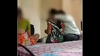 Indian threesome sex with with several famales