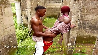 Real Mad Boy Making out A Slay Queen In An Uncompleted Building Close With reference to Added With reference to She Got Angry Ran With reference to The House But Still Continue It On The Chair