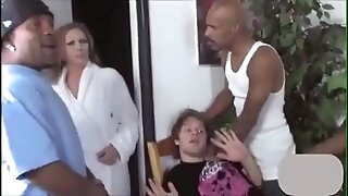 Mom Keira Kensley Gangbanged By 3 Heavy Black Cocks (BBCs) Students At the Of Son
