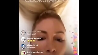 IG cut up gets pussy licked upstairs live