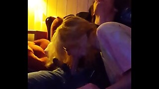 My girlfriend sucking my suite cock in the long run b for a long time I watch