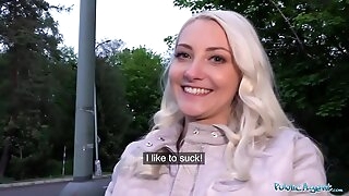 Public Agent Horny tourist Helena Moeller is anxious for Czech cock
