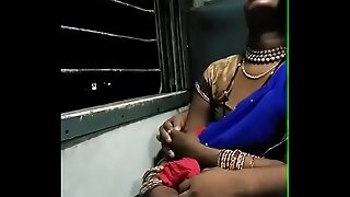 smooching a sleeping bhabhi in train