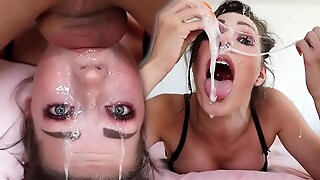 Sloppy Upside Down Throat Fuck - Balls Deep Facefucking with Young Inferior Teen -  Shaiden Bounder